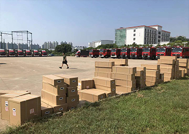 山東迅凱14套液壓破拆工具組交付某公安總隊(duì)。